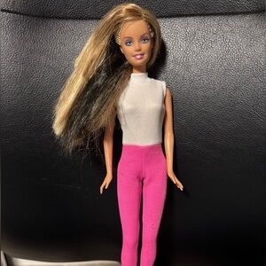Vintage 1999 Barbie Doll Blonde w/ Black Underlayer Hair - Y2K Mattel